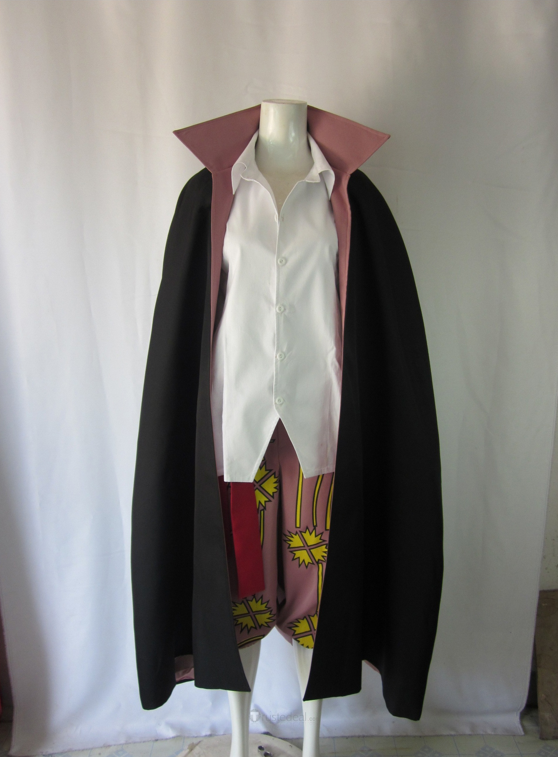 One Piece Red-Haired Shanks Two Years Latter Cosplay Costume 022