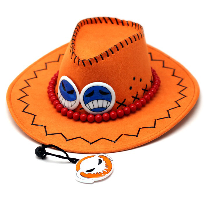 One piece Portgas·D· Ace Orange Cosplay West Cowboy Hat