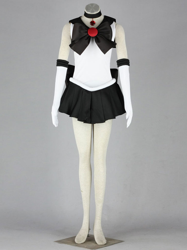 Sailor Moon Meiou Setsuna Fighting Uniform Cosplay Black