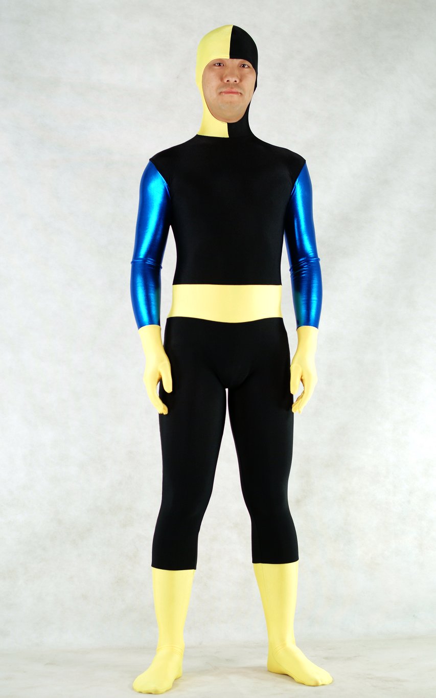 Shiny Spandex Open Face Lycra Full Body Suit Zentai