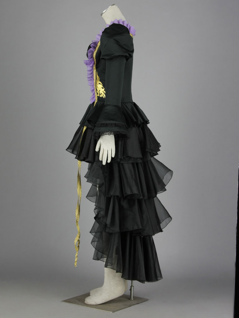 Vocaloid Black Gothic Hatsune Miku Cosplay Costume