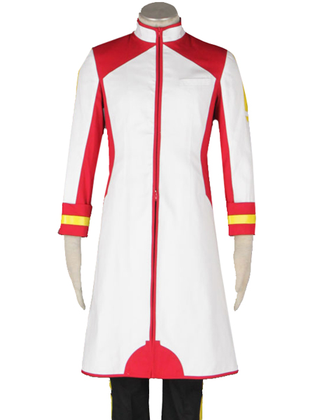 Vocaloid Kaito Cosplay Costume Hallween Uniform Red