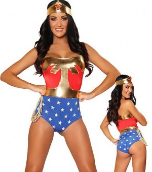 Wonder Woman Sexy Leotard Cosplay Costume
