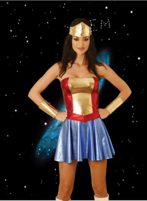 Wonder Woman Simple Halloween Cosplay Costumes