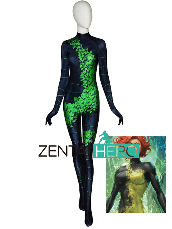 3D Printed Poison Ivy Birds of Prey Suit Cosplay Costume