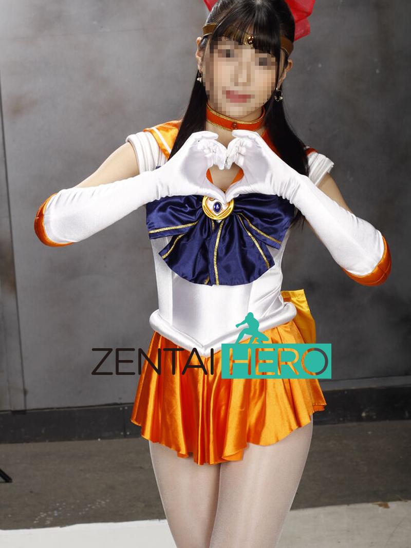 Sexy Heroine Sailor Moon Minako Aino Spandex Cosplay Costume