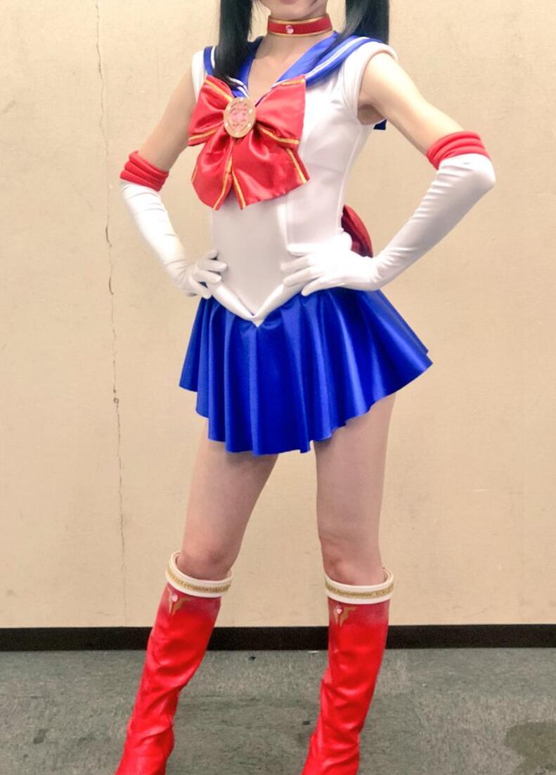 Heroine Gilr Sailor Moon Tsukino Usagi Cosplay Costume 月野 うさぎ