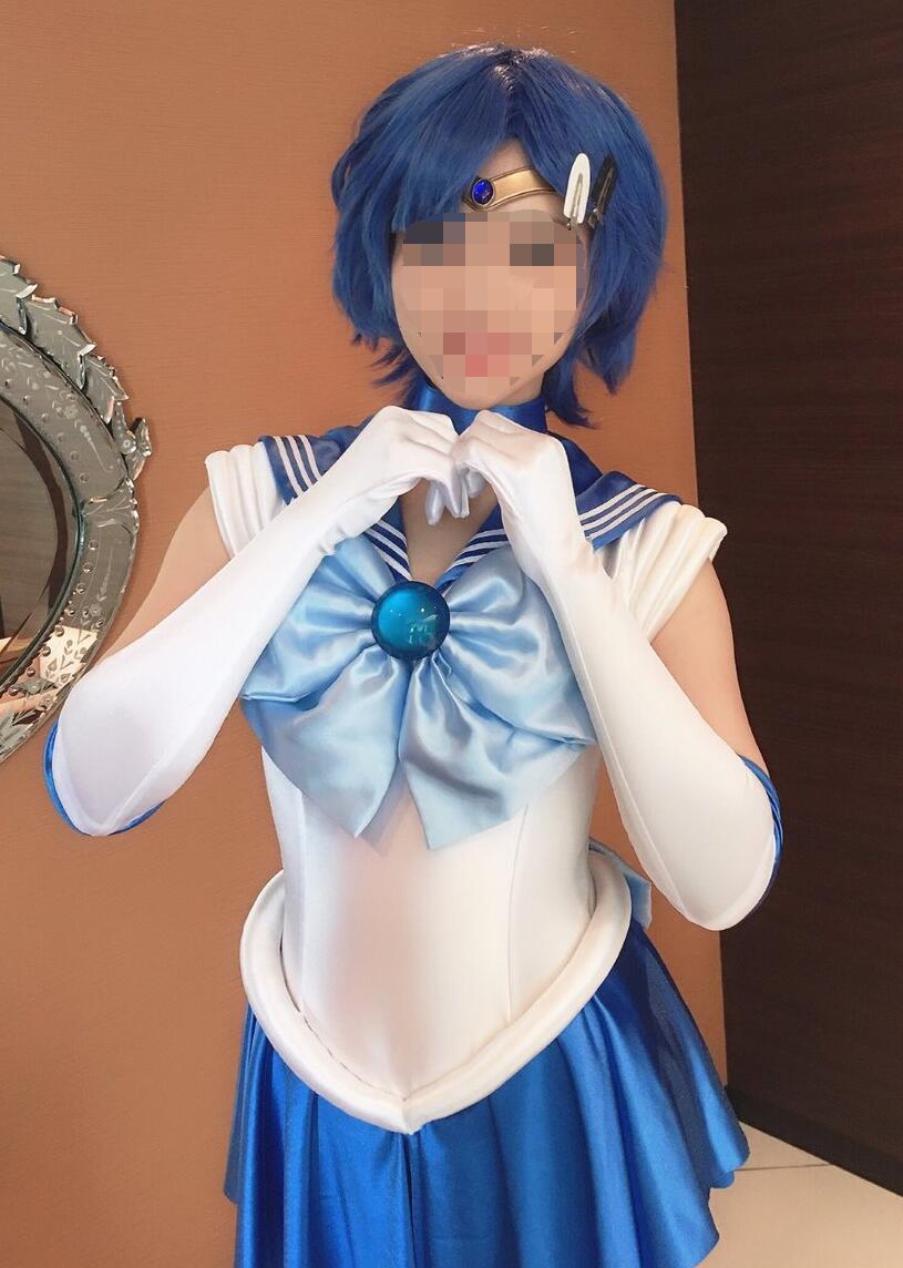 Sexy Heroine Sailor Moon Mizuno Ami Cosplay Costume みずの あみ