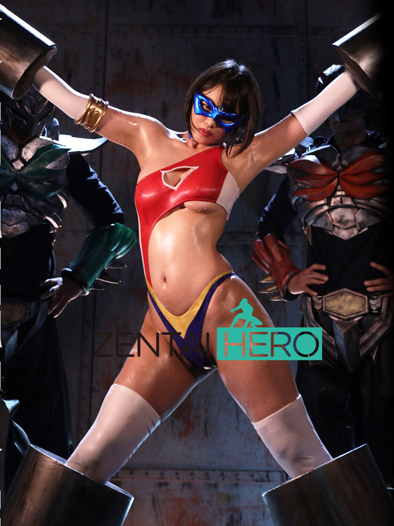 Super Girl Heroine Women's Spandex Bodysuits Sexy Red/Blue