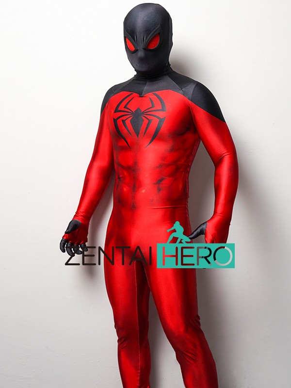 Kaine Parker Scarlet Spiderman 2 Costume Superhero Cosplay