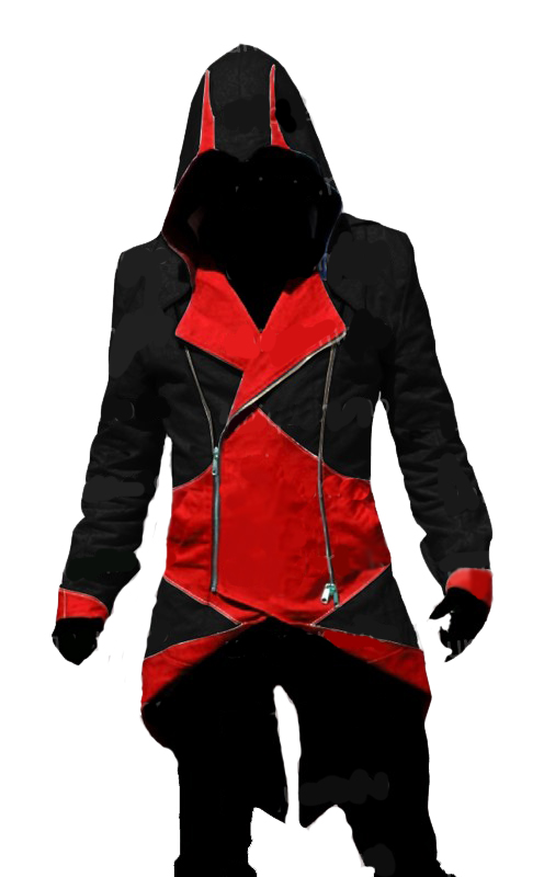 Assassin\'s Creed III Connor Red And Black Jacket Cosplay Costume