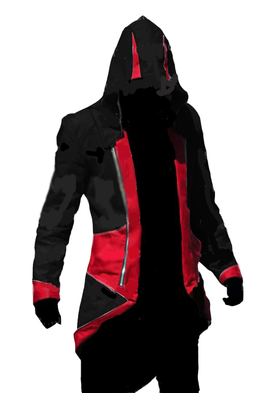 Assassin's Creed III Connor Red And Black Jacket Cosplay Costume