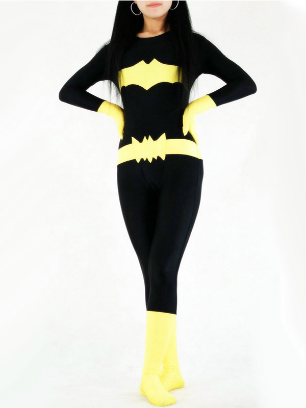 Batman Costume Batgirl Spandex Zentai Catsuit