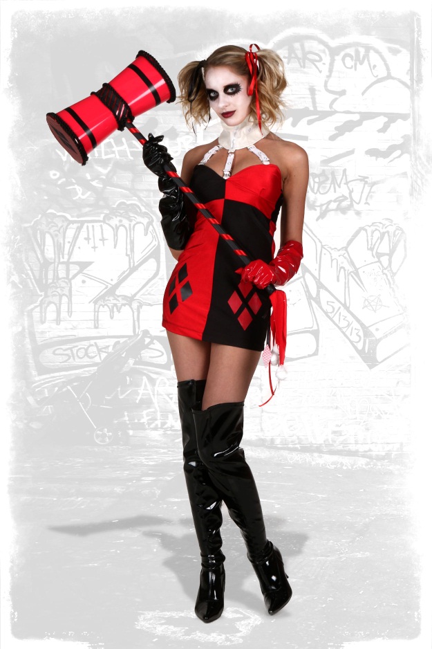 Harley Quinn Halloween Dress Cosplay Costume