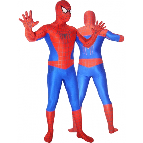 Lycra Spandex Classic Red Spiderman Costume