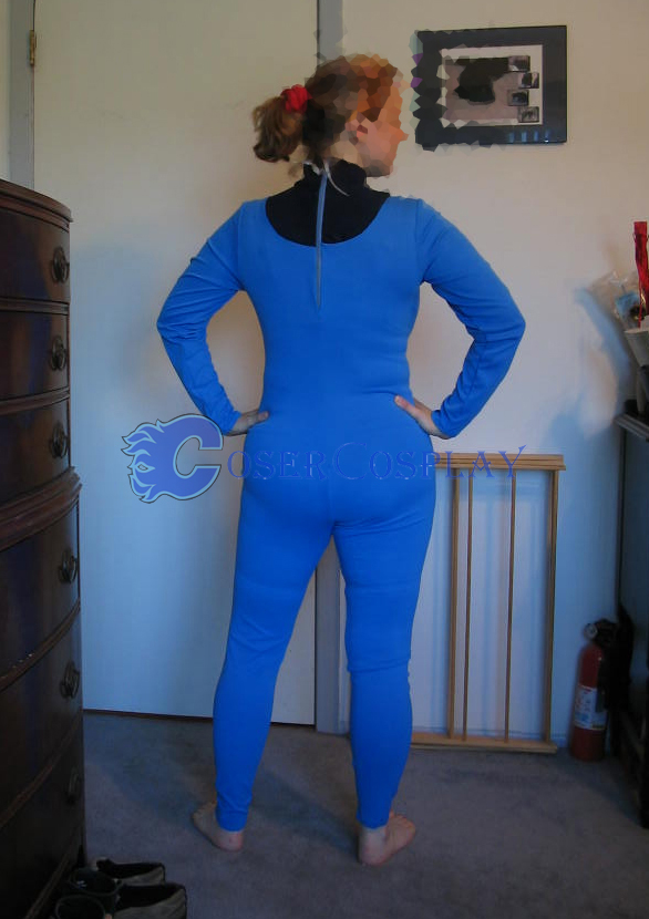 Marvel Sue Storm Blue Cosplay Costume