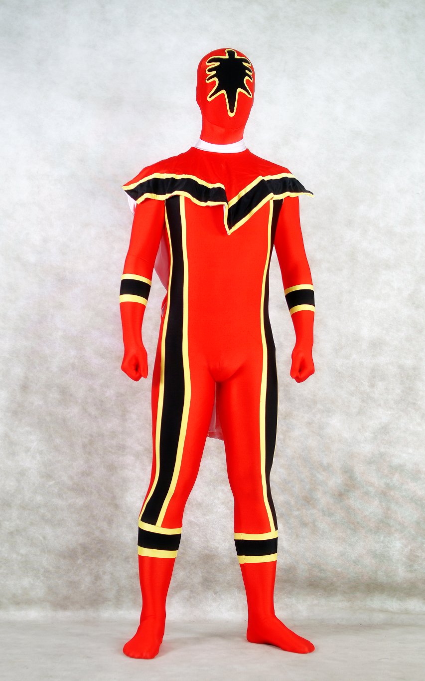 Red Mahou Sentai Magiranger Power Rangers Costume