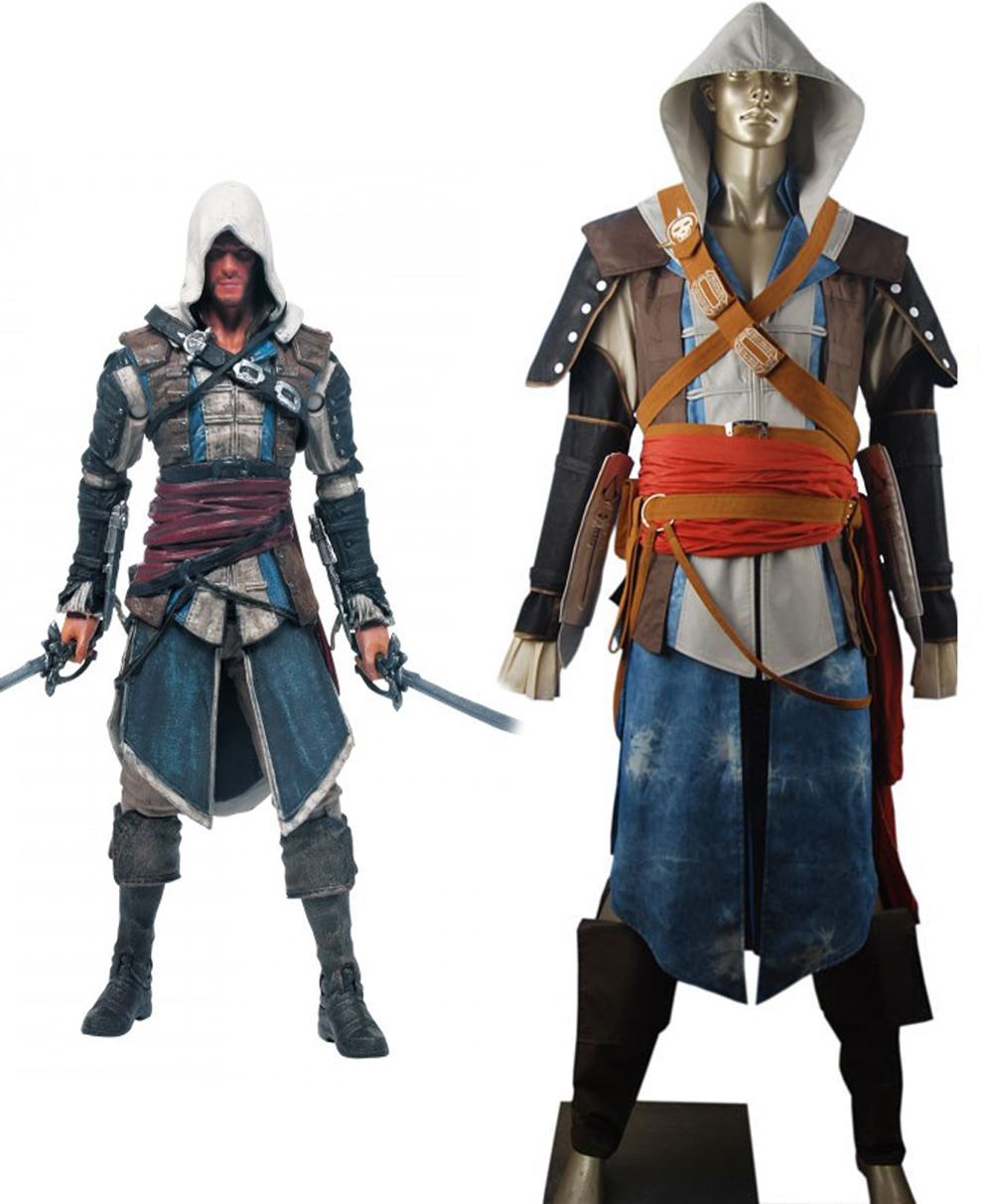 Assassin\'s Creed4 Black Flag Edward Kenway Cosplay Costume
