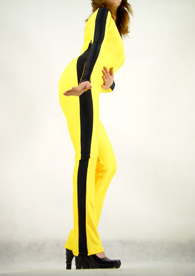 Bruce Lee Lycra Spandex Costumes Catsuit