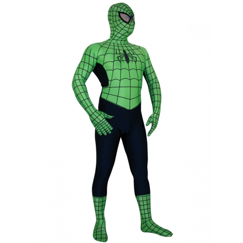 Green Spiderman Halloween Costume