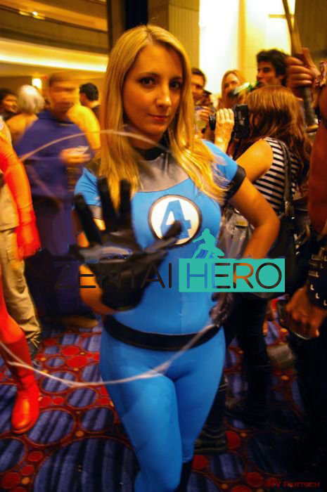 Marvel Sue Storm Sexy Catsuit Cosplay Costume