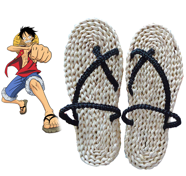 One Piece Monkey·D·Luffy Waraji Cosplay Shoes