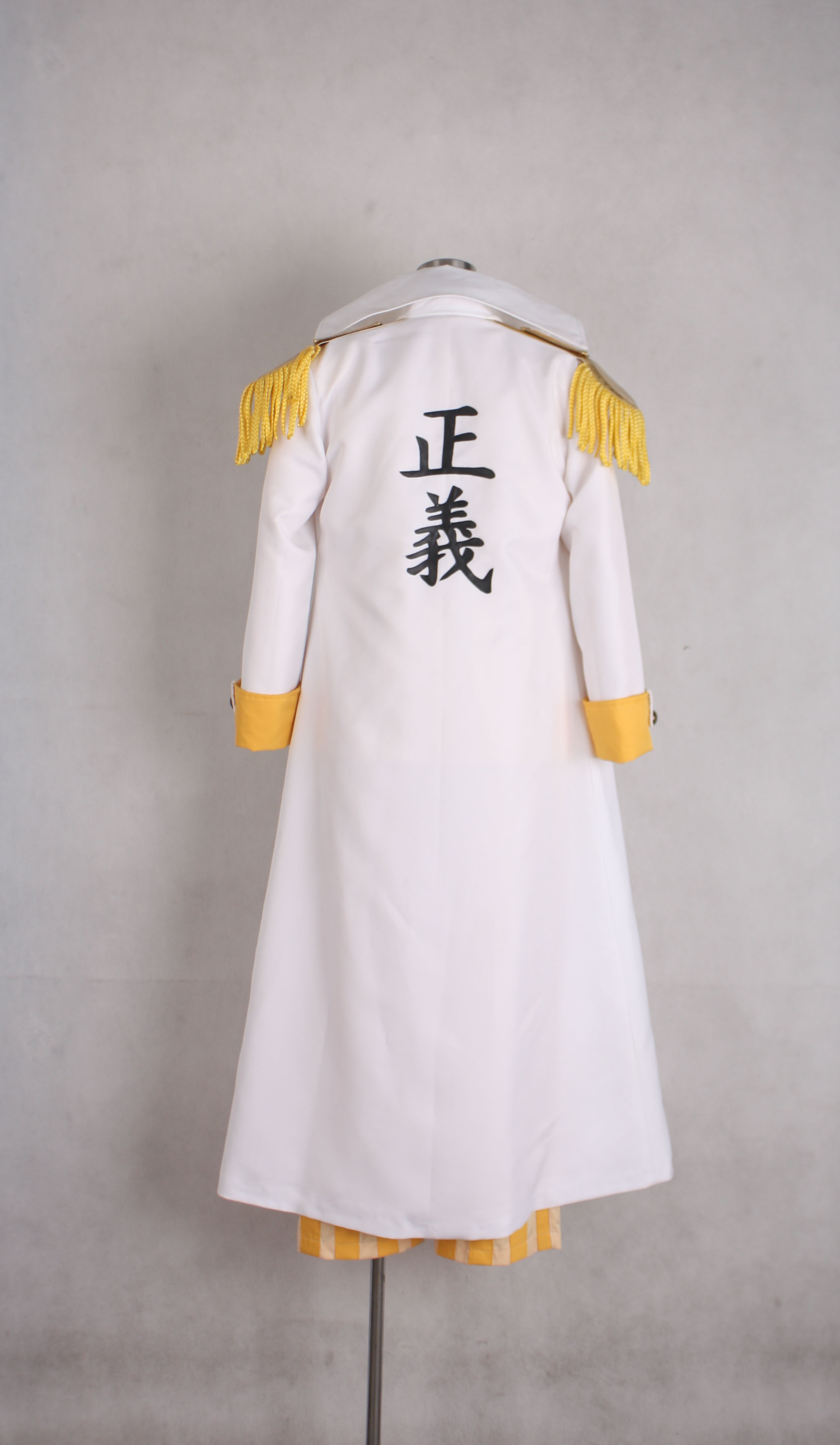 One piece Kprusoian Yellow Monkey Navy Admiral Uniform Cosplay C