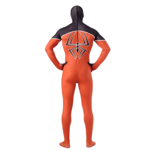 Orange Adult Spiderman Halloween Costume