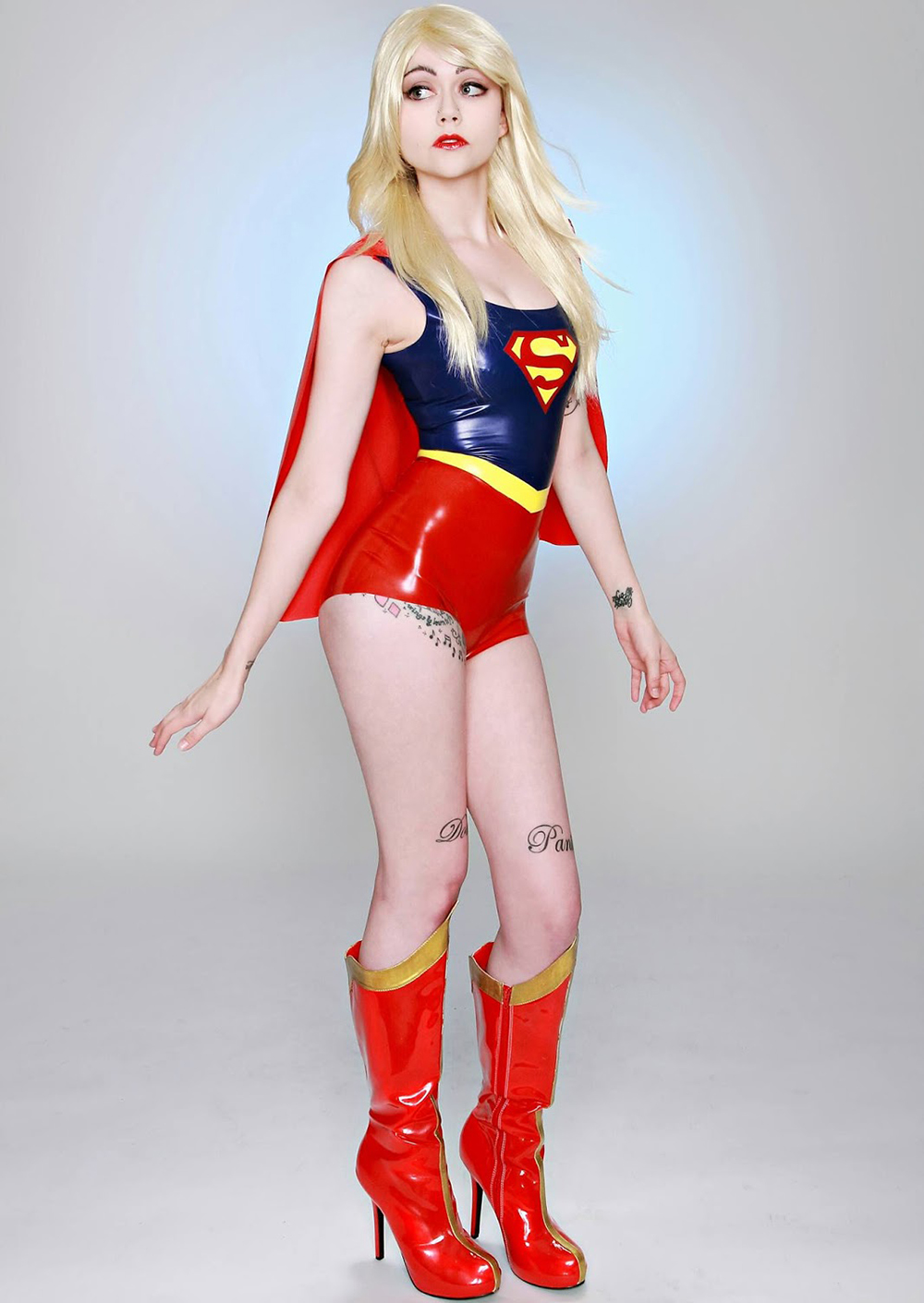 Dark Supergirl Cosplay Costume For Halloween Sexy