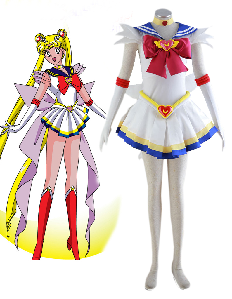 Sailor Moon Super Princess Tsukino Usagi Cosplay Costume
