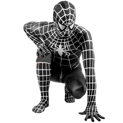 Zentai Suits Adult Black Spiderman Costume