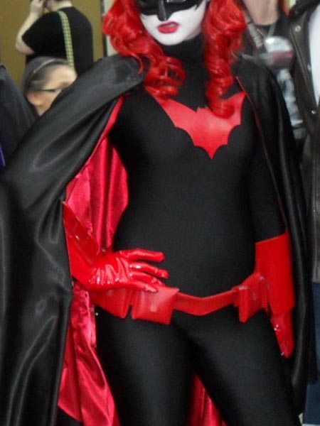 Batman Beyond Cosplay Costume Batgirl Zentai Lycra Bodysuit