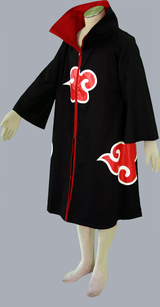 Naruto Dawn Akatsuki Organization Overcoat Cosplay Costume