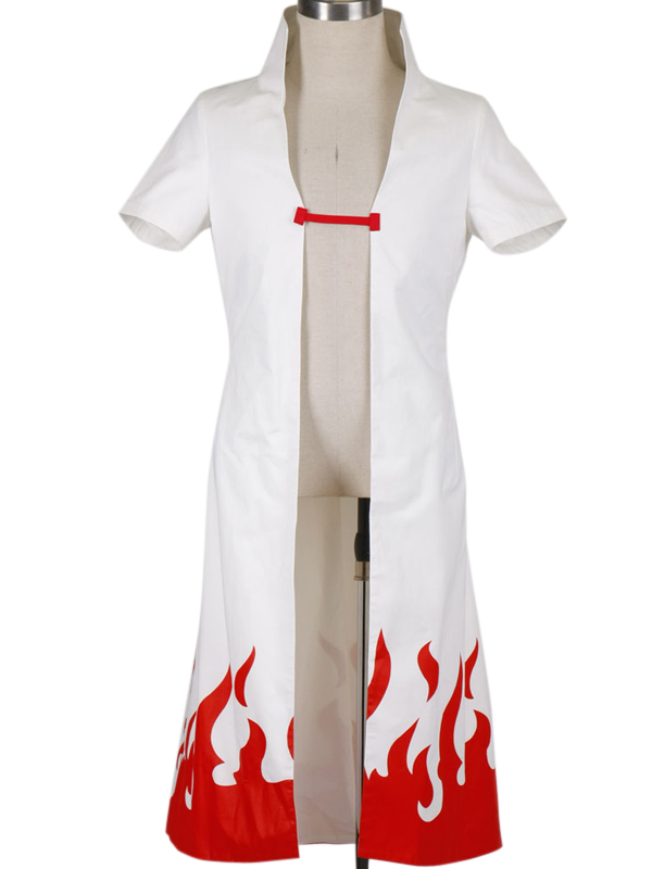 Naruto Namikaze Minato Cosplay Costume White Coat
