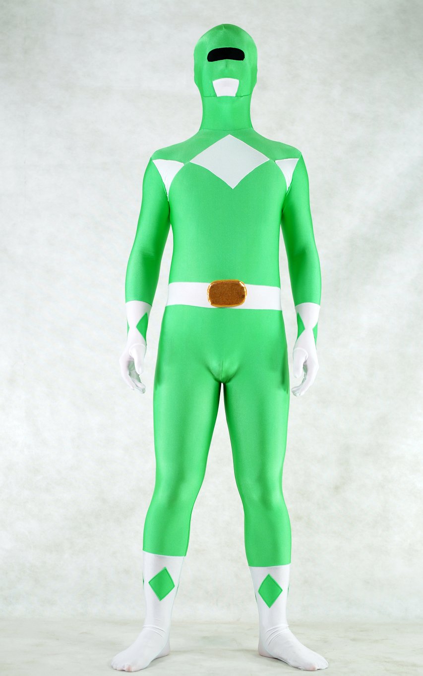 Ranger Halloween Costumes Green MIGHTY MORPHIN
