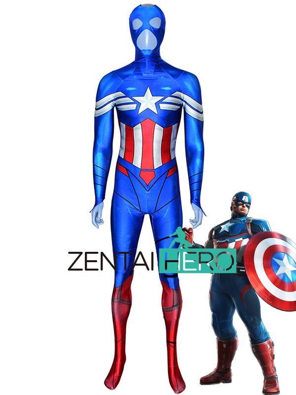 3D Printed Captain America Superhero Costume