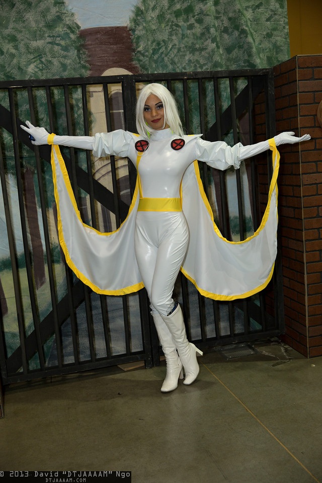 X-Men Storm Ororo Munroe Cosplay Superhero with Capes