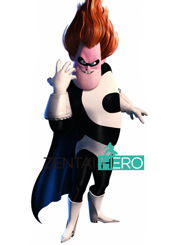 Black And White The Incredibles Syndrome Costume