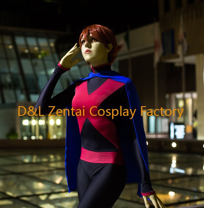Black & Red Young Justice Miss Martian Superhero Costumes