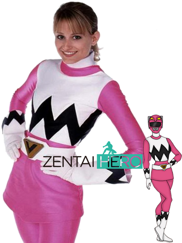 Pink Galaxy Ranger Power Ranger Superhero Costume