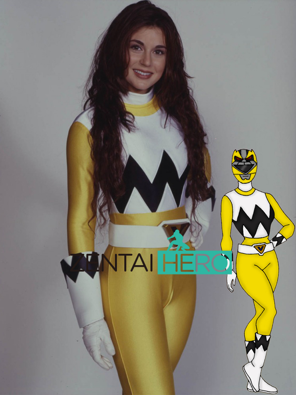 Yellow Galaxy Ranger Power Ranger Superhero Costume
