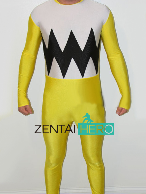 Yellow Lost Galaxy Ranger Suits Superhero Costume