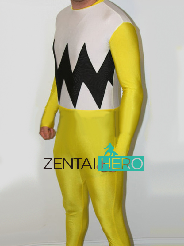 Yellow Lost Galaxy Ranger Suits Superhero Costume