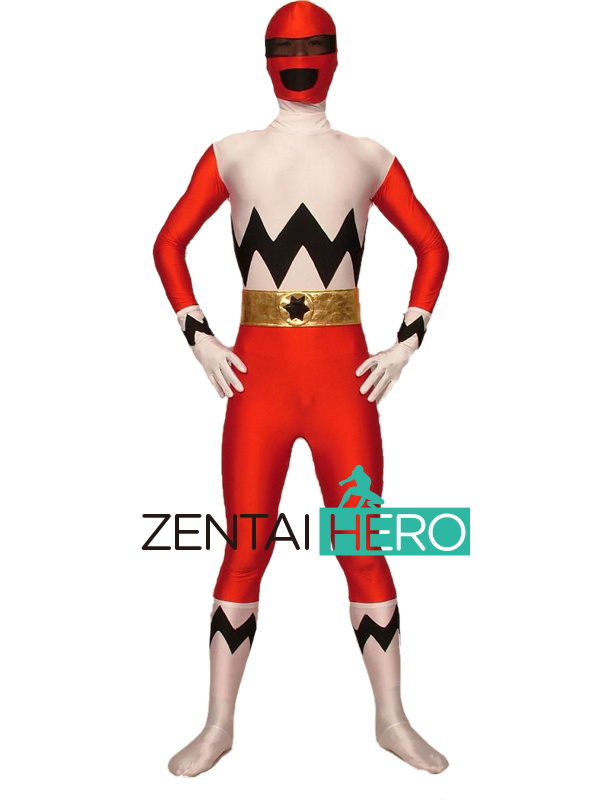 Red Galaxy Ranger Power Ranger Superhero Costume