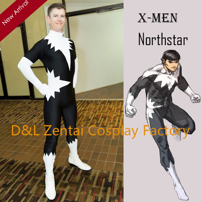X-men Northstar Superhero Costume Halloween Party