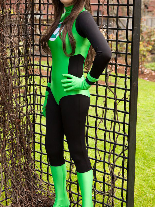 Green Lantern Cosplay Costume Girl Hallween Suit
