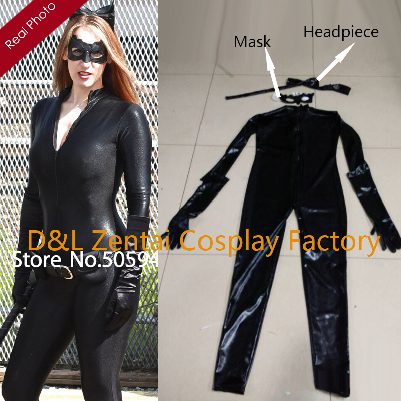 Dark Knight Rises Catwoman Zentai Superhero Costume