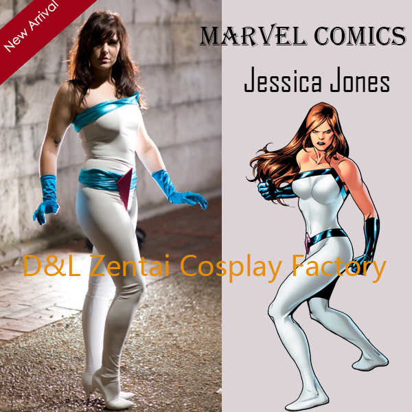 Ultimate Marvel Comics Jessica Jones Spandex Superhero Costumes