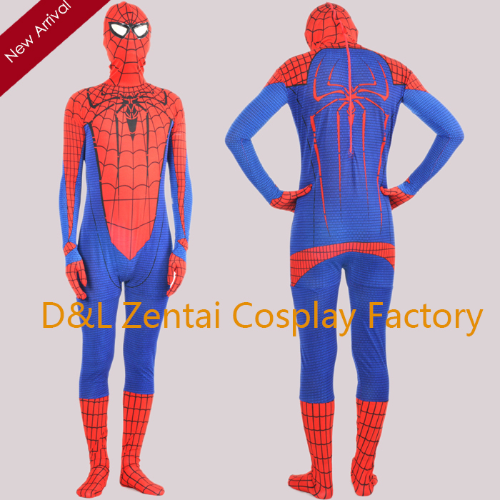 Amazing Spider-Man Spandex Superhero Costume