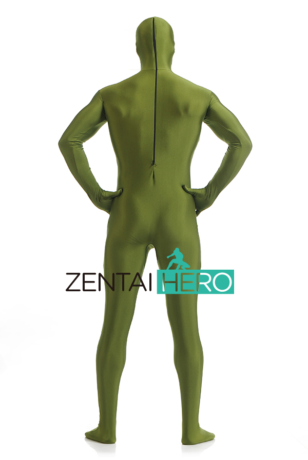 Army Green Full Body Lycra Spandex Costume